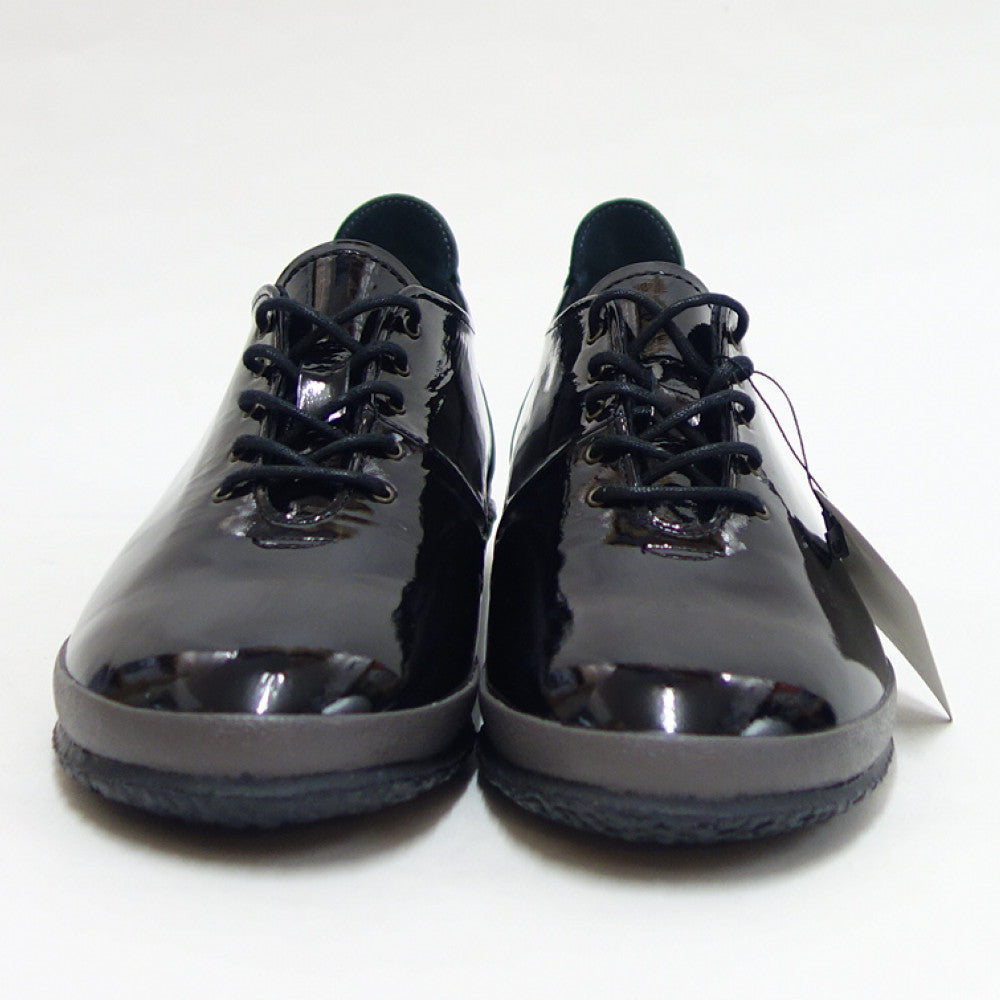 スピングル ムーブ SPINGLE MOVE 1802（レディース）ブラックエナメル (05)   カンガルーレザー 天然皮革 スニーカー ラバーソール フラットシューズ 「靴」