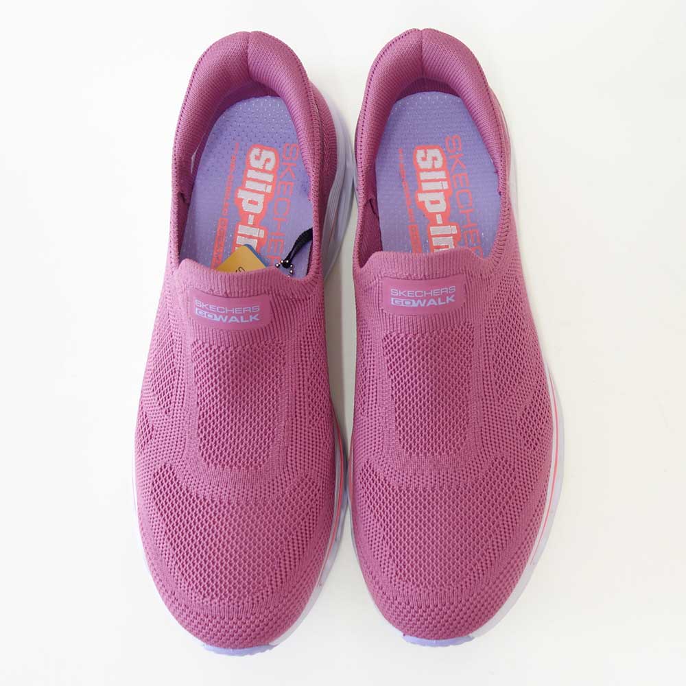 スケッチャーズSKECHERSGOWALKGLIDE-STEP2.0125120MVMTモーヴ（レディース）ゴーウォークグライドステップ2.0アネットメッシュ人工繊維ストレッチスリッポンスニーカーレディースハンズフリー洗濯機洗い可能「靴」
