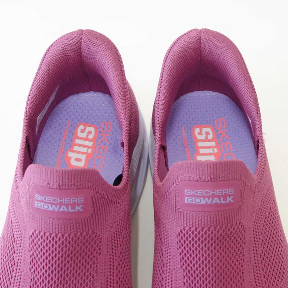 スケッチャーズSKECHERSGOWALKGLIDE-STEP2.0125120MVMTモーヴ（レディース）ゴーウォークグライドステップ2.0アネットメッシュ人工繊維ストレッチスリッポンスニーカーレディースハンズフリー洗濯機洗い可能「靴」