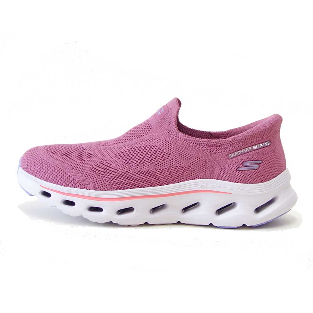 スケッチャーズSKECHERSGOWALKGLIDE-STEP2.0125120MVMTモーヴ（レディース）ゴーウォークグライドステップ2.0アネットメッシュ人工繊維ストレッチスリッポンスニーカーレディースハンズフリー洗濯機洗い可能「靴」