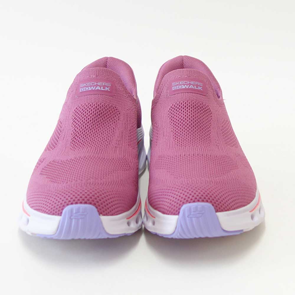 スケッチャーズSKECHERSGOWALKGLIDE-STEP2.0125120MVMTモーヴ（レディース）ゴーウォークグライドステップ2.0アネットメッシュ人工繊維ストレッチスリッポンスニーカーレディースハンズフリー洗濯機洗い可能「靴」