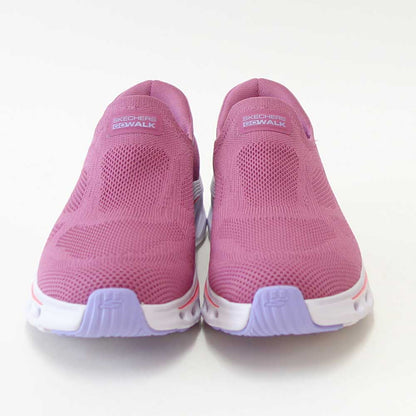 スケッチャーズSKECHERSGOWALKGLIDE-STEP2.0125120MVMTモーヴ（レディース）ゴーウォークグライドステップ2.0アネットメッシュ人工繊維ストレッチスリッポンスニーカーレディースハンズフリー洗濯機洗い可能「靴」