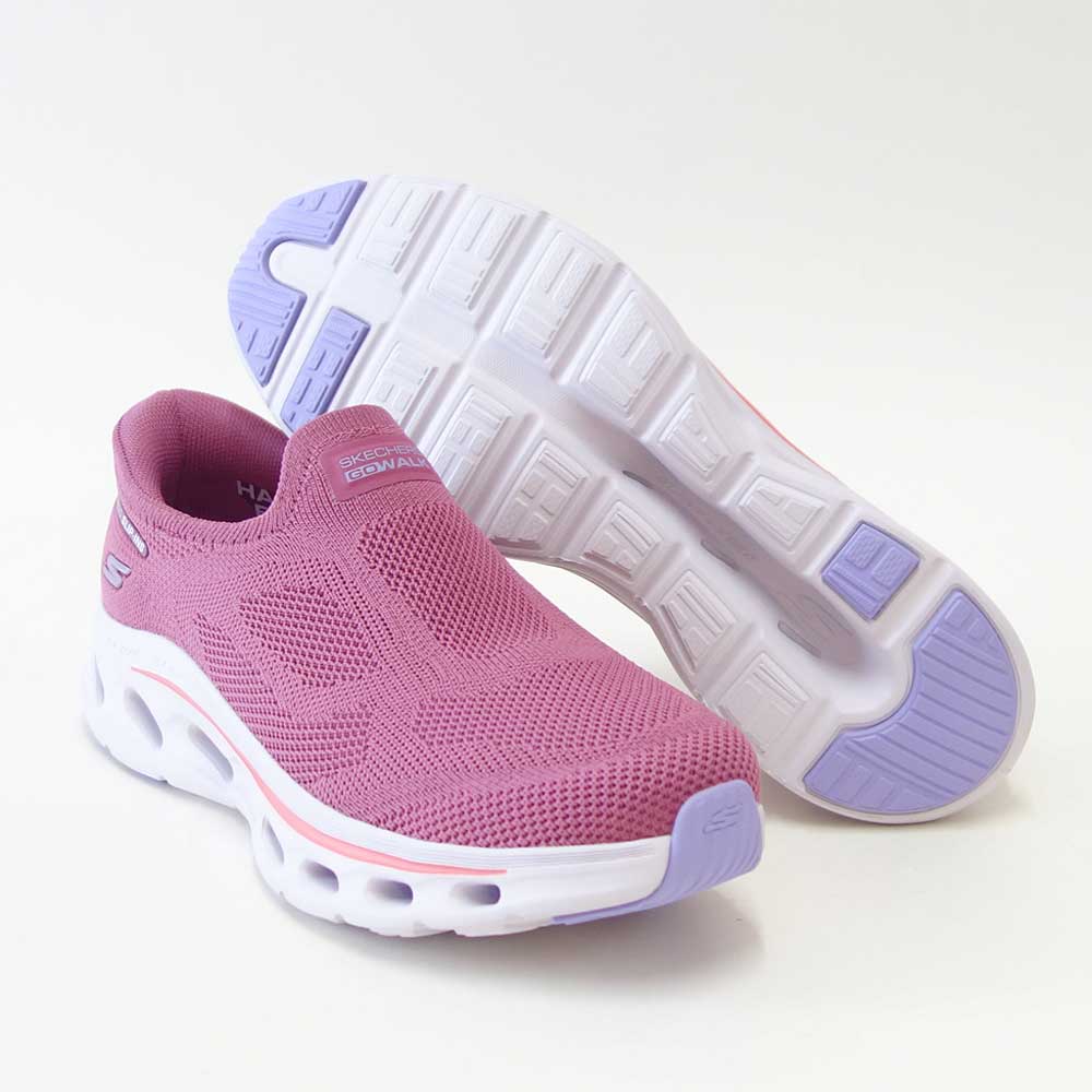 スケッチャーズSKECHERSGOWALKGLIDE-STEP2.0125120MVMTモーヴ（レディース）ゴーウォークグライドステップ2.0アネットメッシュ人工繊維ストレッチスリッポンスニーカーレディースハンズフリー洗濯機洗い可能「靴」