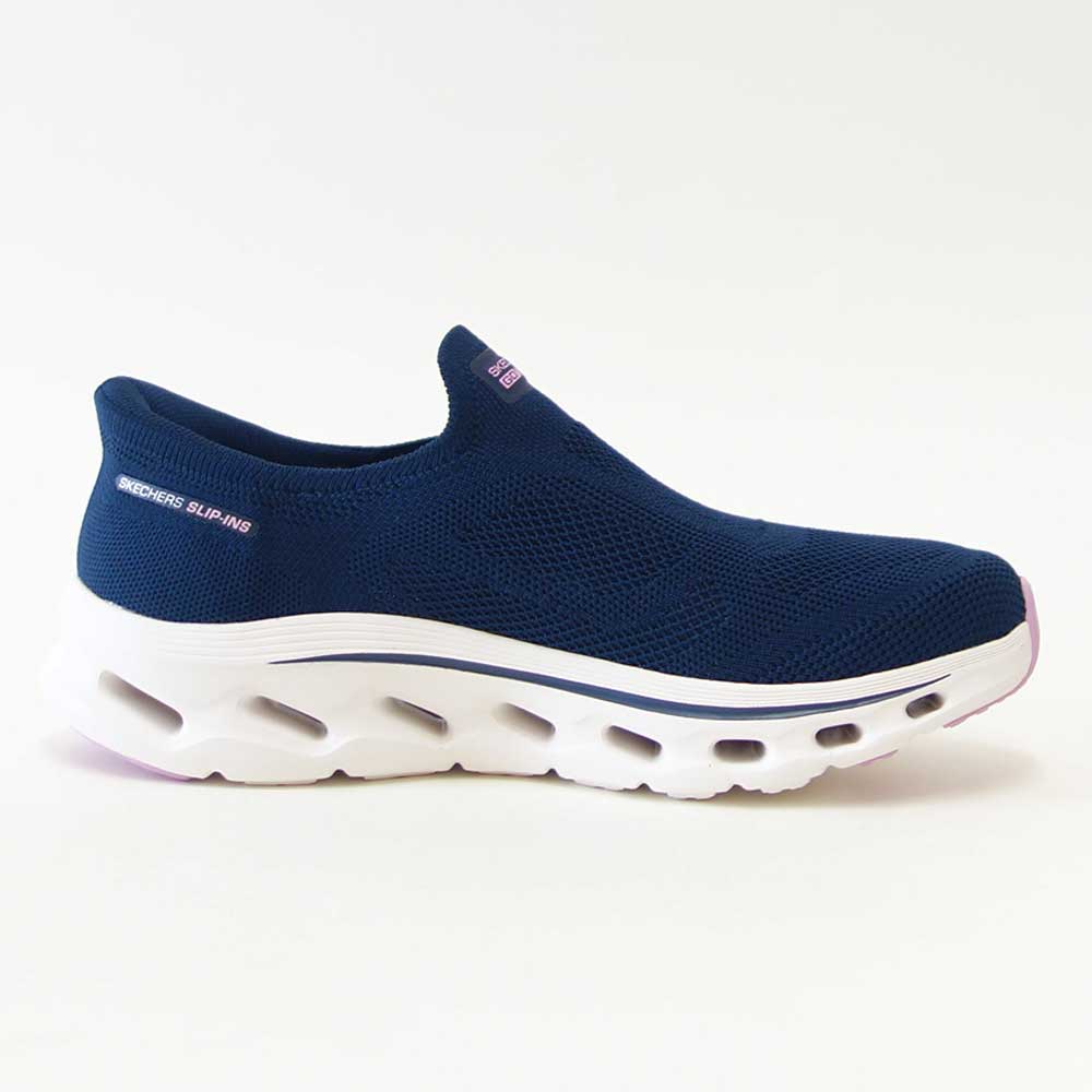 スケッチャーズSKECHERSGOWALKGLIDE-STEP2.0125120NVMTネイビー（レディース）ゴーウォークグライドステップ2.0アネットメッシュ人工繊維ストレッチスリッポンスニーカーレディースハンズフリー洗濯機洗い可能「靴」