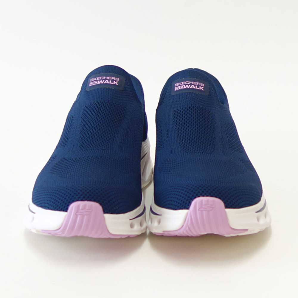 スケッチャーズSKECHERSGOWALKGLIDE-STEP2.0125120NVMTネイビー（レディース）ゴーウォークグライドステップ2.0アネットメッシュ人工繊維ストレッチスリッポンスニーカーレディースハンズフリー洗濯機洗い可能「靴」