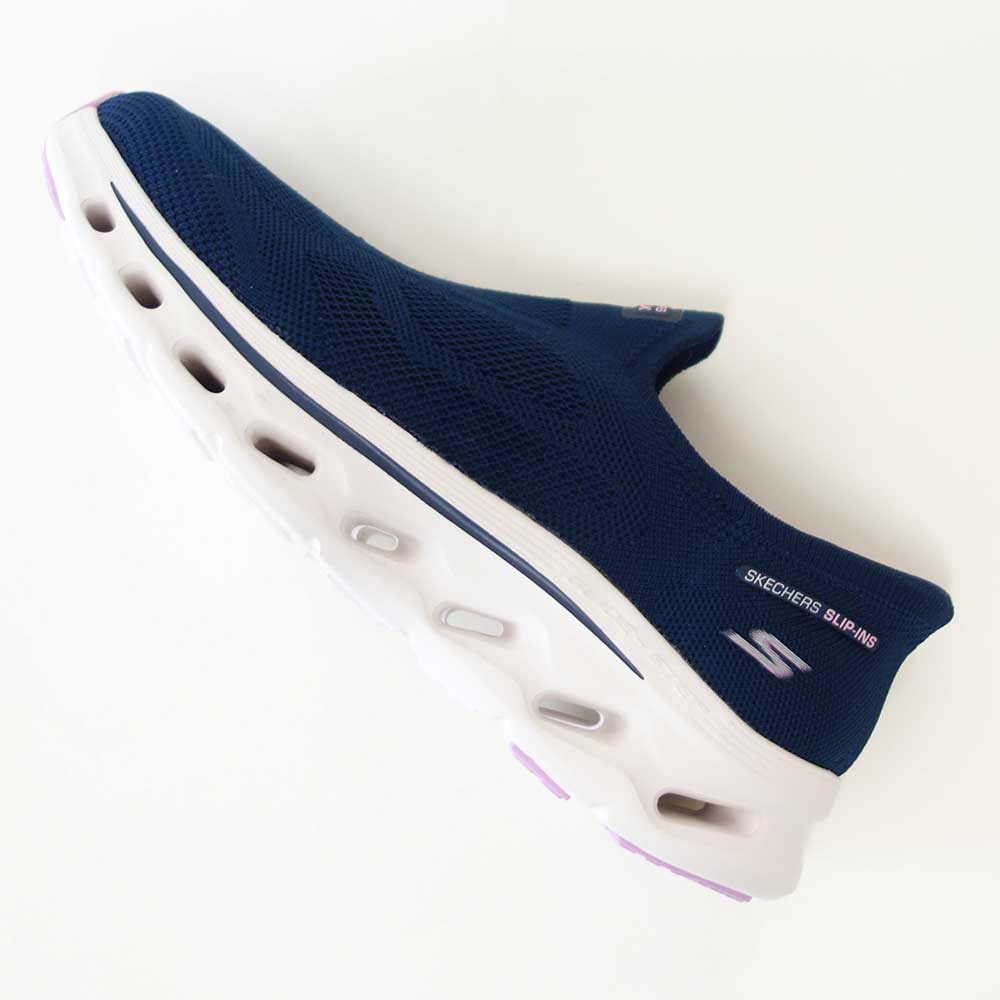 スケッチャーズSKECHERSGOWALKGLIDE-STEP2.0125120NVMTネイビー（レディース）ゴーウォークグライドステップ2.0アネットメッシュ人工繊維ストレッチスリッポンスニーカーレディースハンズフリー洗濯機洗い可能「靴」