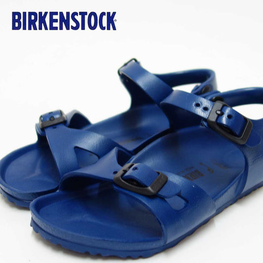 BIRKENSTOCK（ビルケンシュトック）  RIO（リオ）キッズサンダル  126123（EVA／ネイビー ） ドイツ製快適サンダル 「靴」子供「靴」