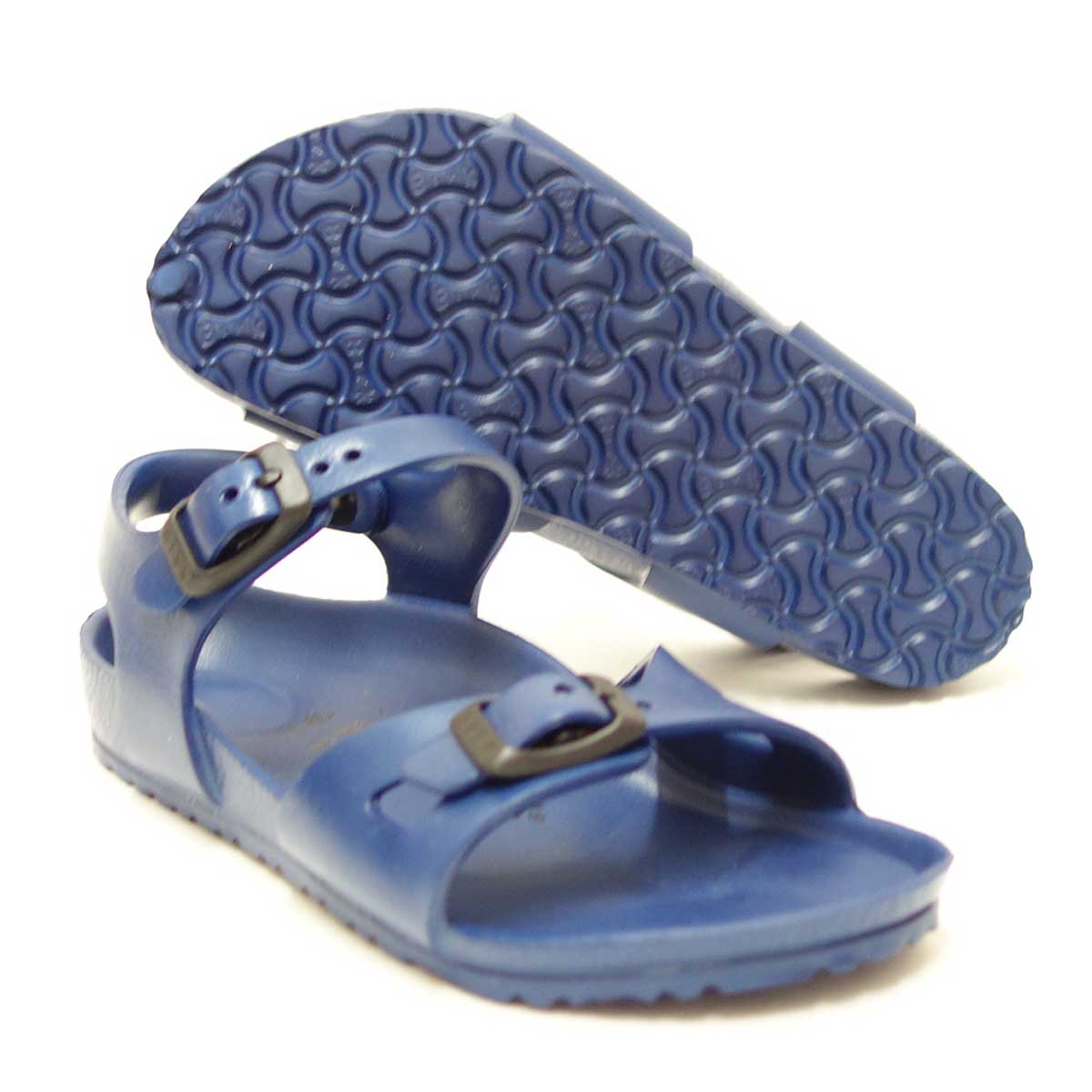 BIRKENSTOCK（ビルケンシュトック）  RIO（リオ）キッズサンダル  126123（EVA／ネイビー ） ドイツ製快適サンダル 「靴」子供「靴」