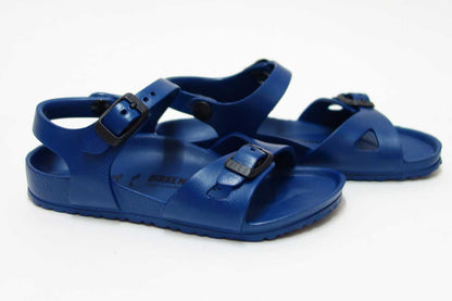 BIRKENSTOCK（ビルケンシュトック）  RIO（リオ）キッズサンダル  126123（EVA／ネイビー ） ドイツ製快適サンダル 「靴」子供「靴」