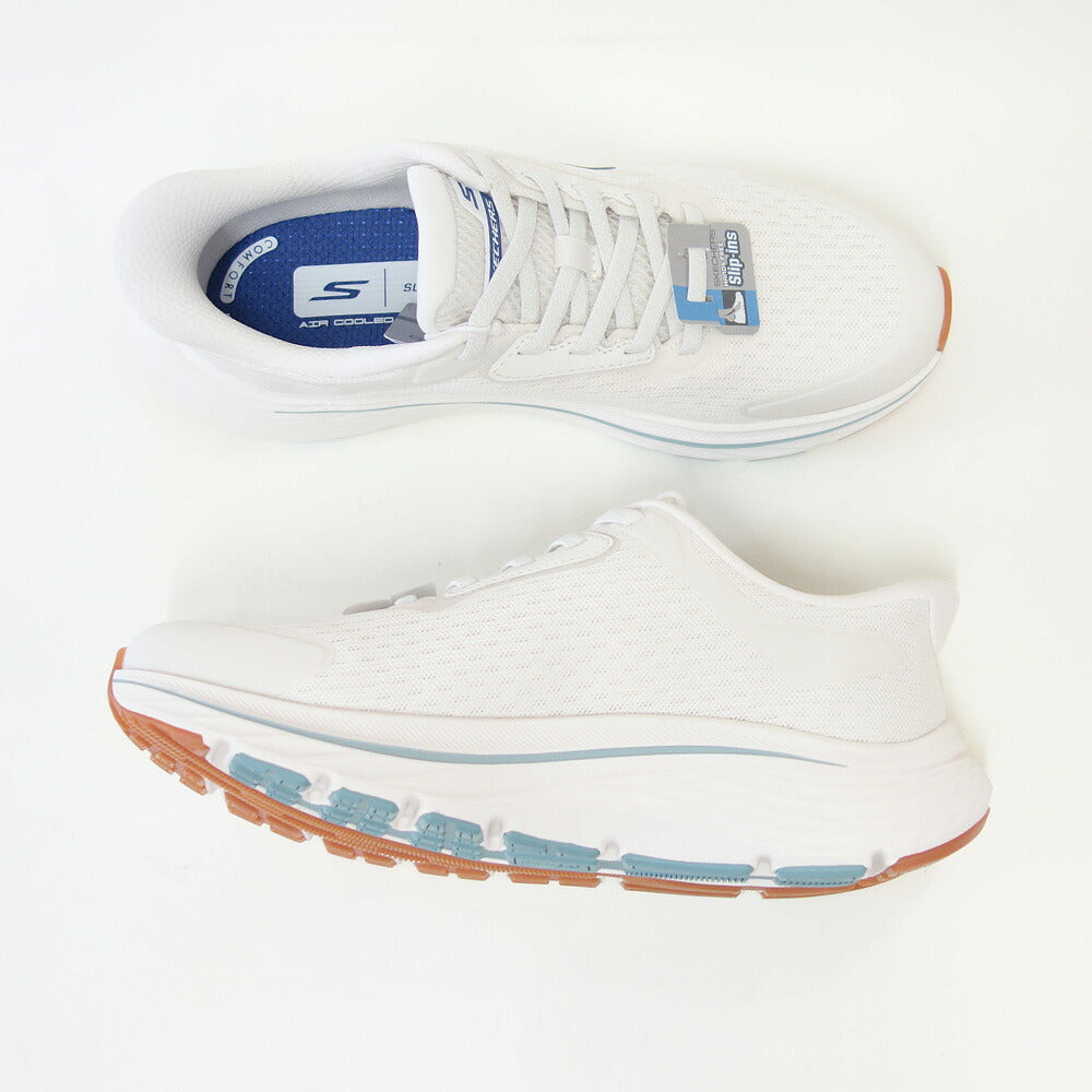 スケッチャーズSKECHERSスリップインズ：ゴーランコンシステント3129050OFWTオフホワイト（レディース）メッシュ人工繊維レースアップスニーカーレディースハンズフリー洗濯機洗い可能「靴」