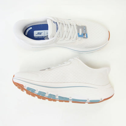 スケッチャーズSKECHERSスリップインズ：ゴーランコンシステント3129050OFWTオフホワイト（レディース）メッシュ人工繊維レースアップスニーカーレディースハンズフリー洗濯機洗い可能「靴」