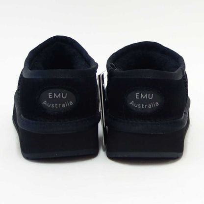 エミューEMUW13253PlatformPicoWoolプラットフォームピコウール（レディース）カラー：ブラック撥水スエードスリッポンサボ「靴」