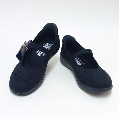 スケッチャーズSKECHERSON-THE-GOフレックスラディアント-エステル138497BBKブラック（レディース）メッシュ人工繊維ストレッチスリッポンスニーカーハンズフリー洗濯機洗い可能「靴」