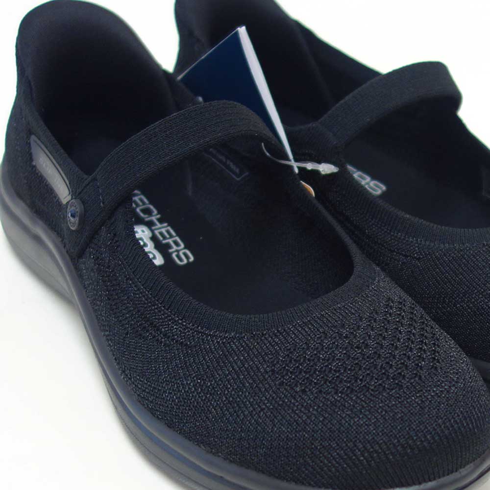 スケッチャーズSKECHERSON-THE-GOフレックスラディアント-エステル138497BBKブラック（レディース）メッシュ人工繊維ストレッチスリッポンスニーカーハンズフリー洗濯機洗い可能「靴」
