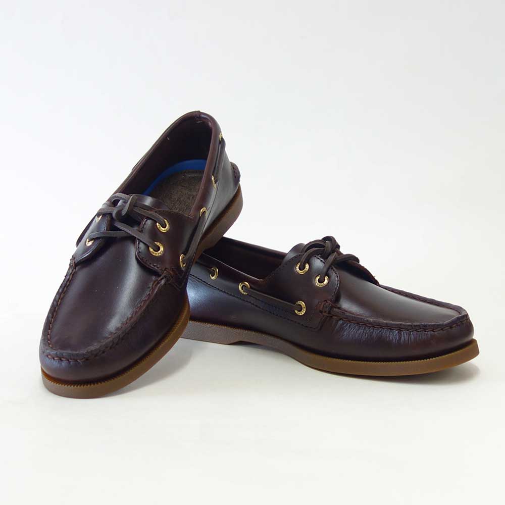 SPERRY（スペリートップサイダー）AUTHENTICORIGINAL2-EYE13934361（メンズ）AMARETTOデッキシューズレザーシューズ「靴」