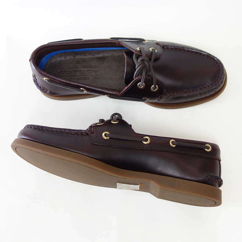 SPERRY（スペリートップサイダー）AUTHENTICORIGINAL2-EYE13934361（メンズ）AMARETTOデッキシューズレザーシューズ「靴」