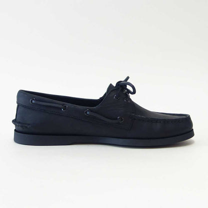 SPERRY（スペリートップサイダー）AUTHENTICORIGINAL2-EYE13934365（メンズ）ブラックデッキシューズレザーシューズ「靴」