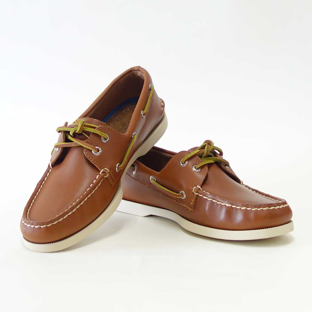 SPERRY（スペリートップサイダー）AUTHENTICORIGINAL2-EYE13934369（メンズ）TANデッキシューズレザーシューズ「靴」