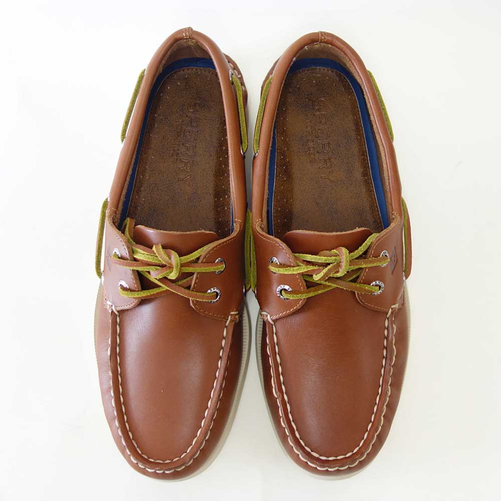 SPERRY（スペリートップサイダー）AUTHENTICORIGINAL2-EYE13934369（メンズ）TANデッキシューズレザーシューズ「靴」