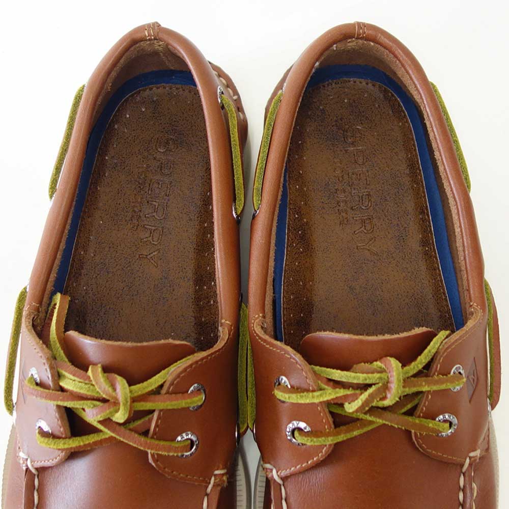 SPERRY（スペリートップサイダー）AUTHENTICORIGINAL2-EYE13934369（メンズ）TANデッキシューズレザーシューズ「靴」