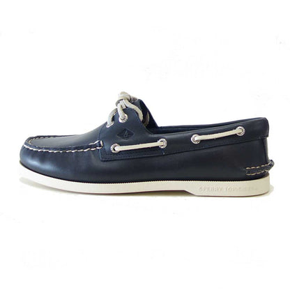 SPERRY（スペリートップサイダー）AUTHENTICORIGINAL2-EYE13934367（メンズ）NAVYデッキシューズレザーシューズ「靴」