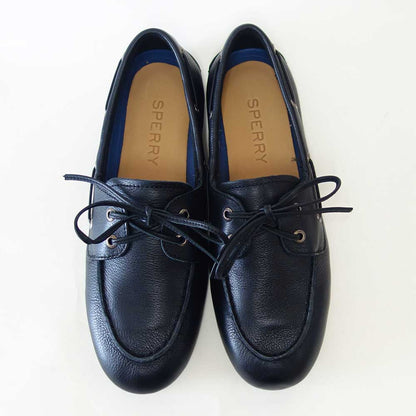 SPERRY（スペリー）SLIMBOATスリムボートレディースデッキシューズ14186039（レディース）ブラックデッキシューズレザーシューズ「靴」