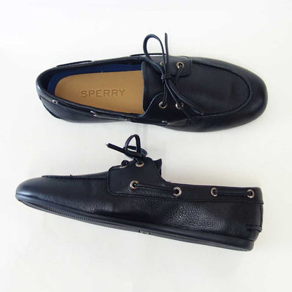 SPERRY（スペリー）SLIMBOATスリムボートレディースデッキシューズ14186039（レディース）ブラックデッキシューズレザーシューズ「靴」