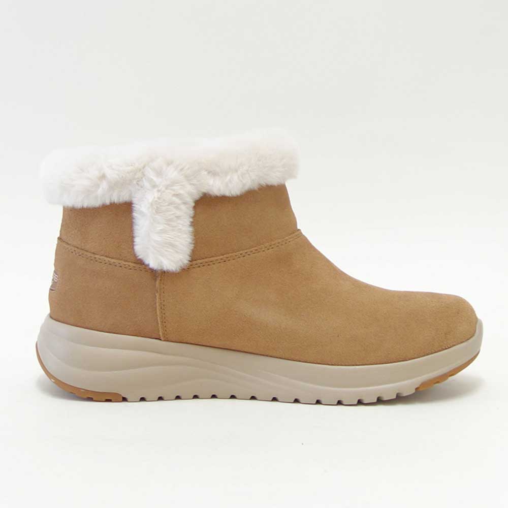 スケッチャーズSKECHERSON-THE-GOステラダフネ144740CSNTチェストナット（レディース）防水天然皮革スエードレザースリッポンブーツレディースハンズフリー「靴」