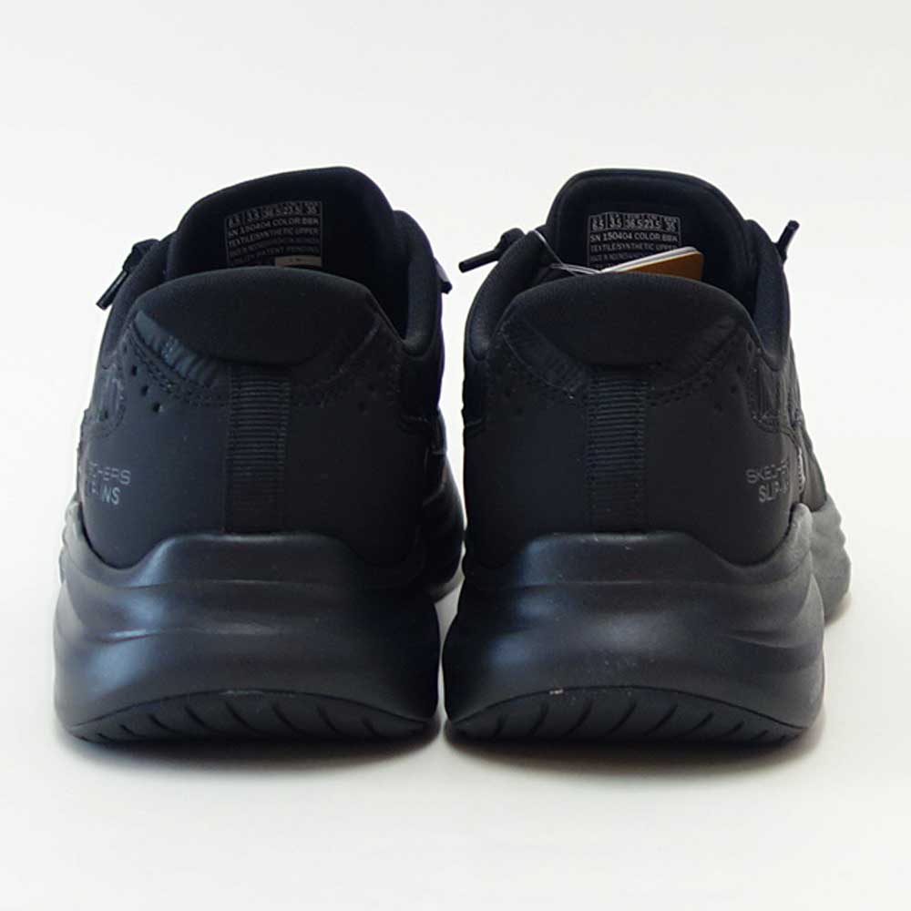 スケッチャーズSKECHERSCONTOURFOAMコージーフィット150404BBKブラック（レディース）コンツアーフォーム人工繊維ストレッチスリッポンスニーカーレディースハンズフリー洗濯機洗い可能「靴」