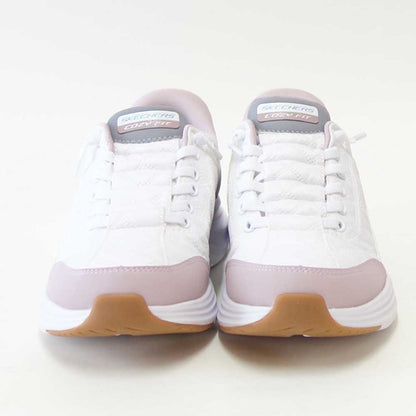スケッチャーズSKECHERSCONTOURFOAMコージーフィット150404WLVホワイト/ラベンダー（レディース）コンツアーフォーム人工繊維ストレッチスリッポンスニーカーレディースハンズフリー洗濯機洗い可能「靴」
