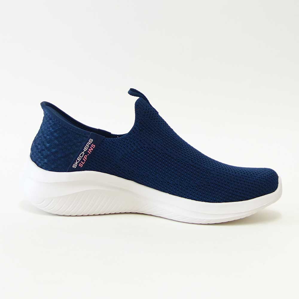 スケッチャーズSKECHERSULTRAFLEX3.0150450NVYネイビー（レディース）ウルトラフレックス3.0イージーウィンメッシュ人工繊維ストレッチスリッポンスニーカーレディースハンズフリー洗濯機洗い可能「靴」