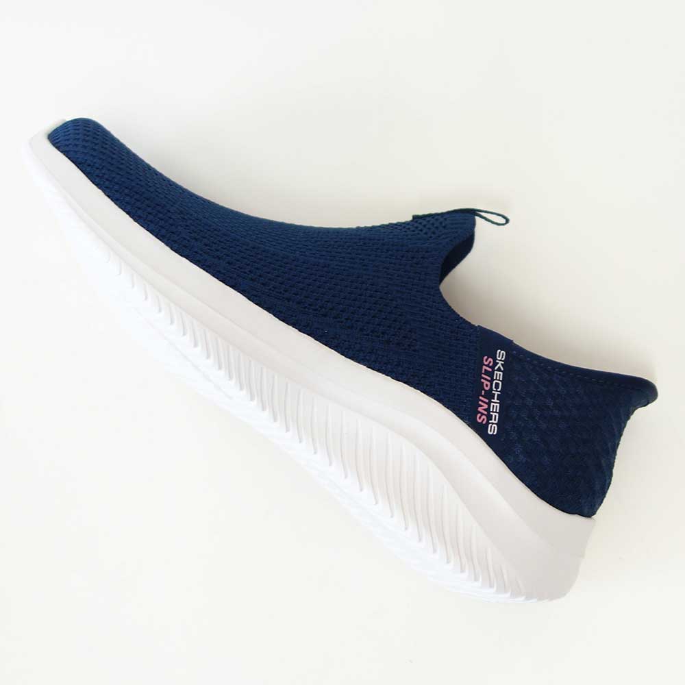 スケッチャーズSKECHERSULTRAFLEX3.0150450NVYネイビー（レディース）ウルトラフレックス3.0イージーウィンメッシュ人工繊維ストレッチスリッポンスニーカーレディースハンズフリー洗濯機洗い可能「靴」