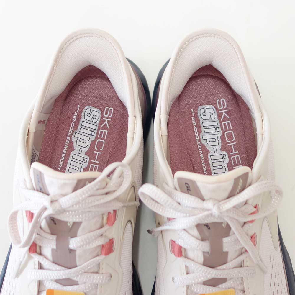 スケッチャーズSKECHERSGLIDE-STEPALTUS150510NTGYナチュラル（レディース）グライドステップアルタスメッシュ人工繊維レースアップスニーカーレディースハンズフリー洗濯機洗い可能「靴」
