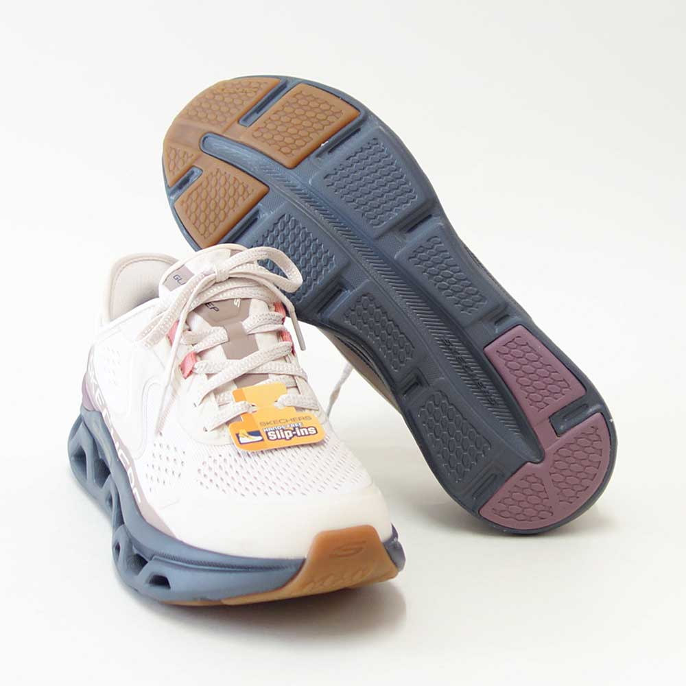 スケッチャーズSKECHERSGLIDE-STEPALTUS150510NTGYナチュラル（レディース）グライドステップアルタスメッシュ人工繊維レースアップスニーカーレディースハンズフリー洗濯機洗い可能「靴」