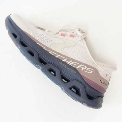 スケッチャーズSKECHERSGLIDE-STEPALTUS150510NTGYナチュラル（レディース）グライドステップアルタスメッシュ人工繊維レースアップスニーカーレディースハンズフリー洗濯機洗い可能「靴」