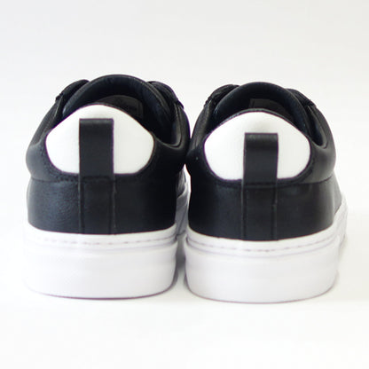 【SALE 50%OFF】 スラック  SLACK SL 1518 001（ユニセックス）LIBERIO（リベリオ） カラー：BLACK / WHITE 人工皮革 ローカットスニーカー バルカナイズ製法  「靴」