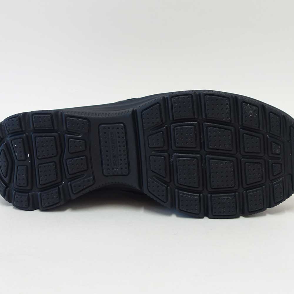 スケッチャーズSKECHERSEASYGOINGドライブオン158630BBKブラック（レディース）人工皮革リラックスドフィット(3E)スニーカーレディースハンズフリー「靴」
