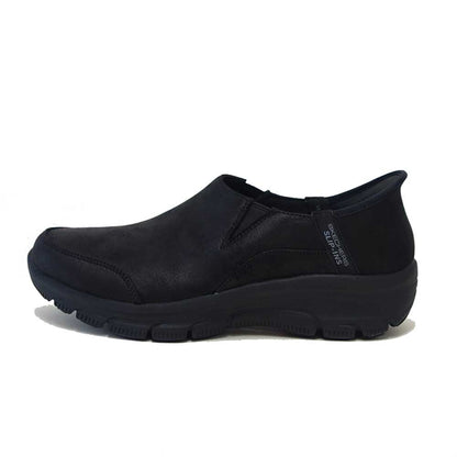 スケッチャーズ SKECHERS EASY GOING ドライブ オン 158630 BBK ブラック （レディース） 人工皮革 リラックスドフィット(3E) スニーカー レディース ハンズフリー  「靴」