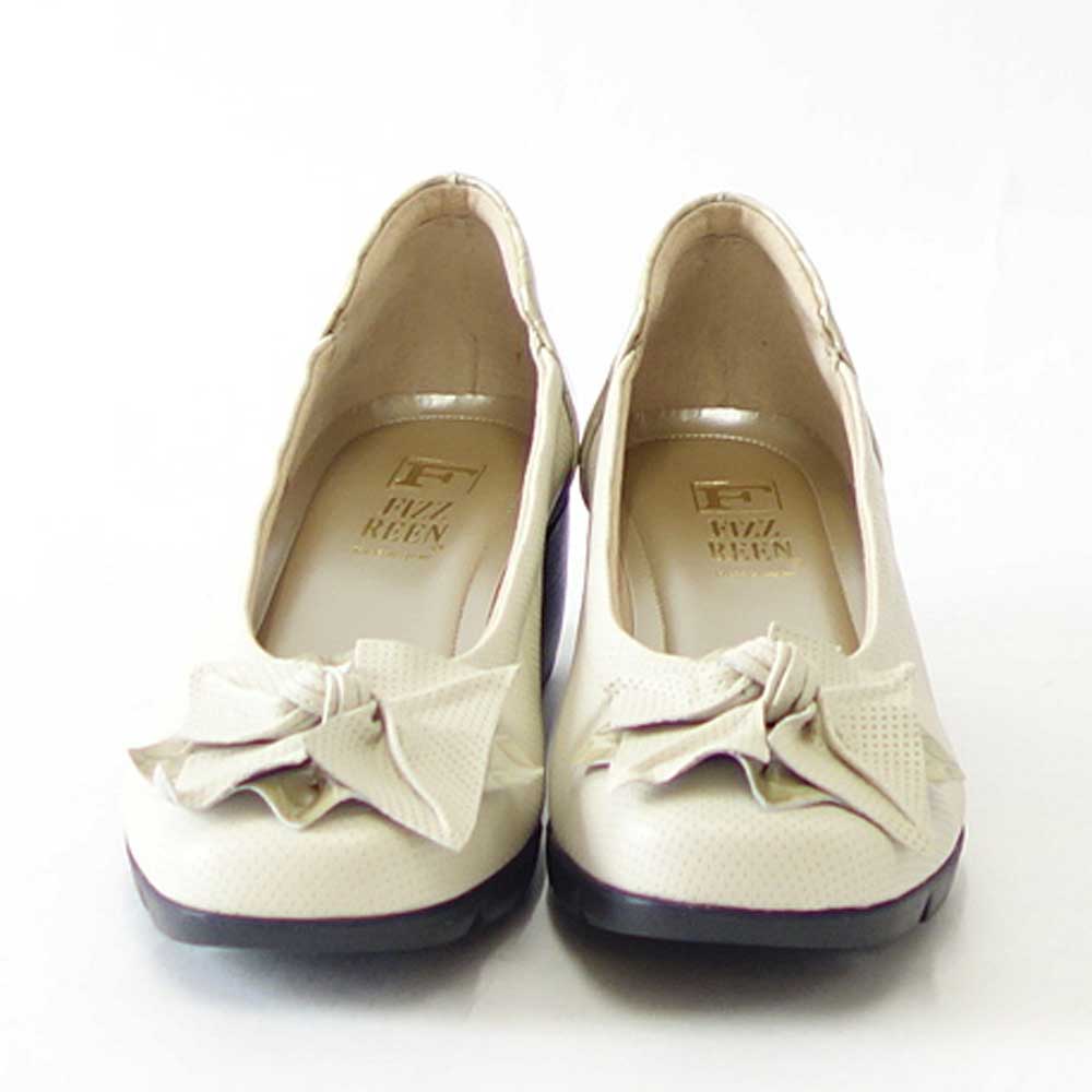 【SALE 20%OFF】 フィズリーン FIZZ REEN  1634 ベージュ（レディース） ウェッジソール  パンプス（日本製） EEE 軽量 コンフォートシューズ「靴」