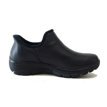 スケッチャーズSKECHERSEASYGOINGウィンターウィンド169158BLKブラック（レディース）防水仕様天然皮革スニーカーレディースハンズフリー「靴」