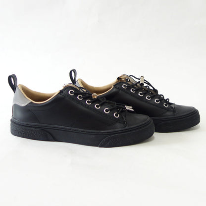 【SALE 50%OFF】 スラック  SLACK SL 1705 003（ユニセックス）CLUDE GL（クルード GL） カラー：BLACK / BLACK 天然皮革 ローカットスニーカー バルカナイズ製法  「靴」