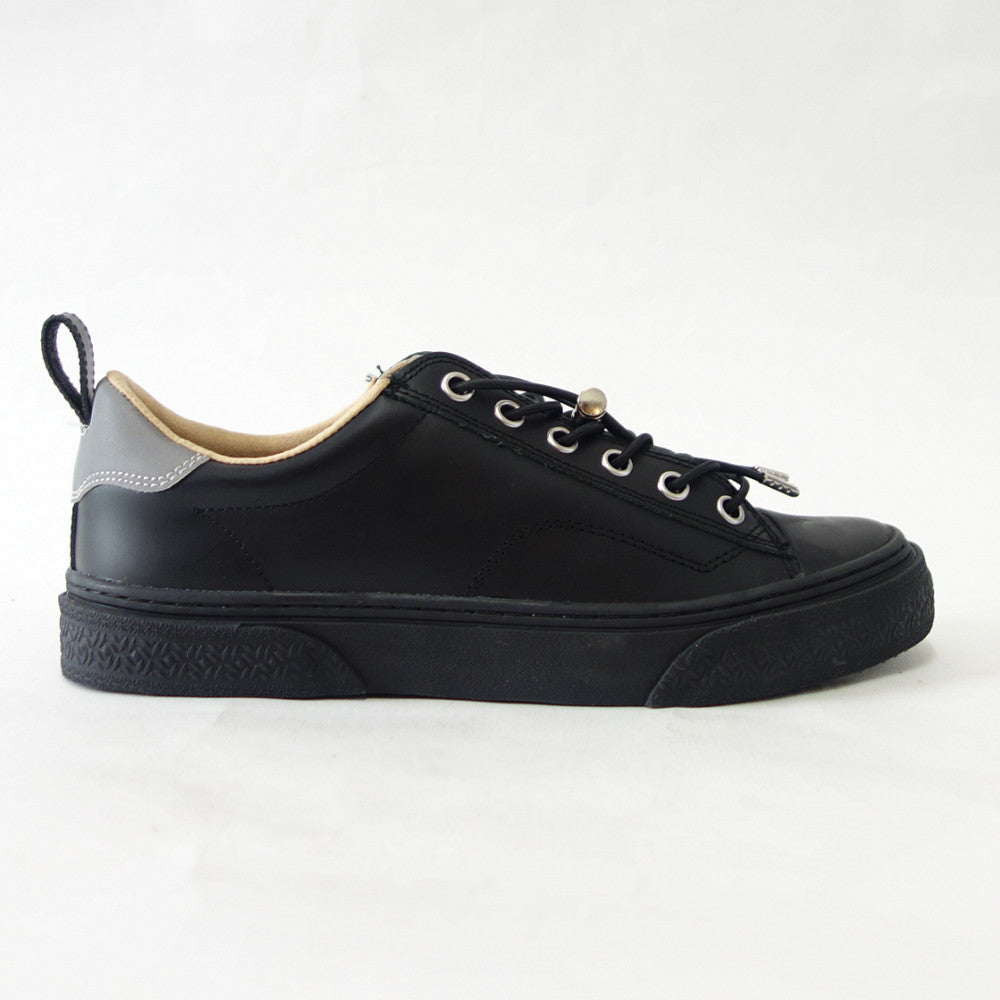 【SALE 50%OFF】 スラック  SLACK SL 1705 003（ユニセックス）CLUDE GL（クルード GL） カラー：BLACK / BLACK 天然皮革 ローカットスニーカー バルカナイズ製法  「靴」