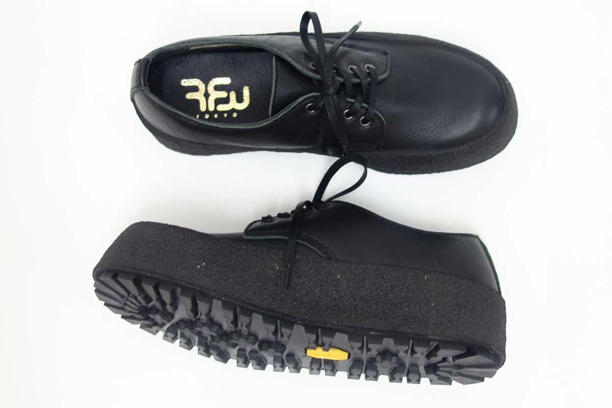 【SALE 50%OFF】 RFW アールエフダブリュー  DECCO LO LEATHER（メンズ） 1819162 カラー：ブラック   天然皮革のレースアップシューズ 「靴」