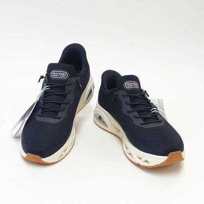 スケッチャーズSKECHERSウノグライドステップ-エアグライダーズ183421ブラック（メンズ）メッシュ人工繊維スニーカーハンズフリー「靴」