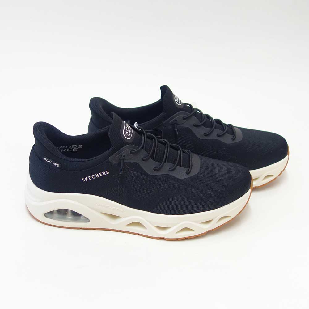 スケッチャーズSKECHERSウノグライドステップ-エアグライダーズ183421ブラック（メンズ）メッシュ人工繊維スニーカーハンズフリー「靴」