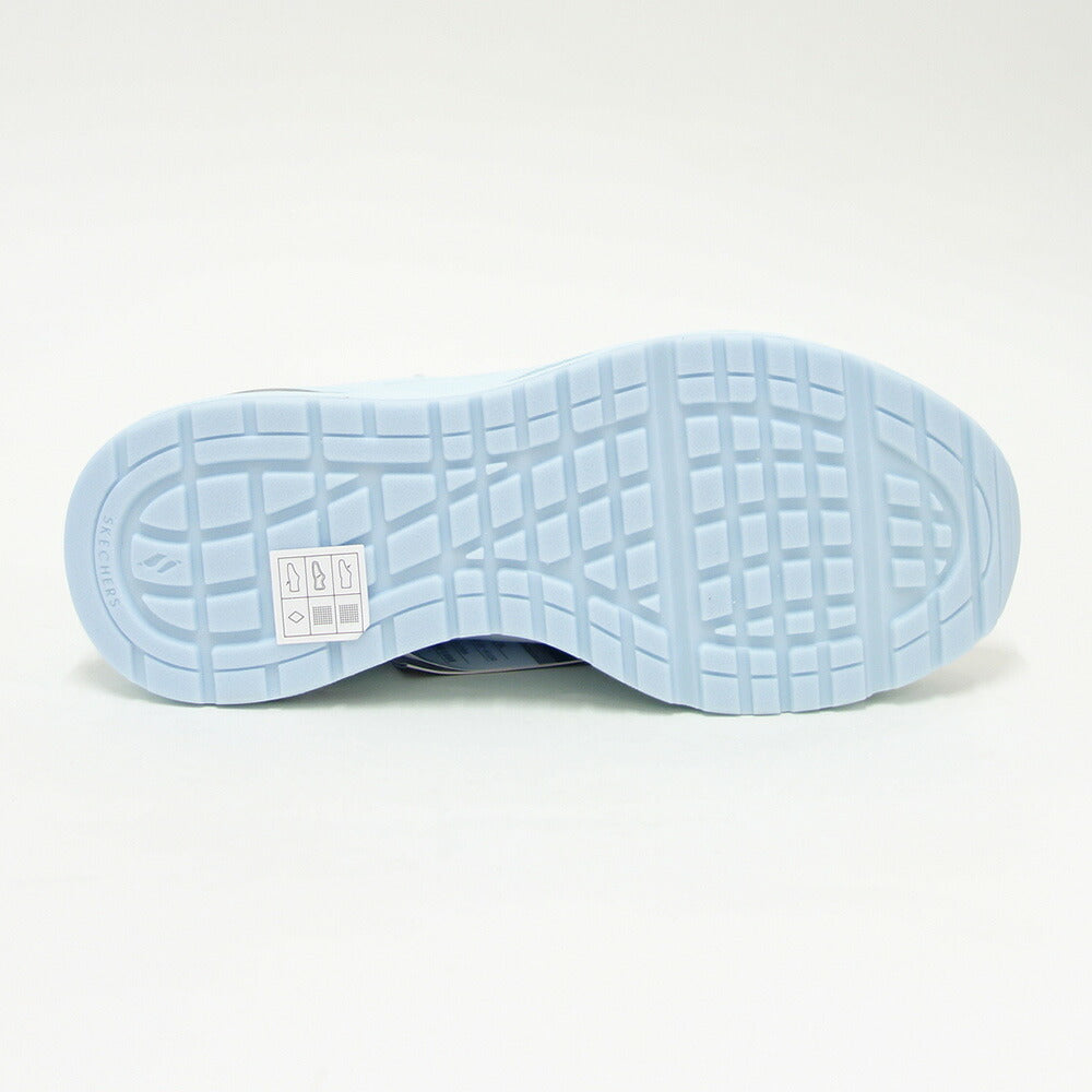 スケッチャーズSKECHERSUNOGLIDE-STEP-エアグライダーズ190115LTBLライトブルー（レディース）メッシュ人工繊維レースアップスニーカーレディースハンズフリー「靴」