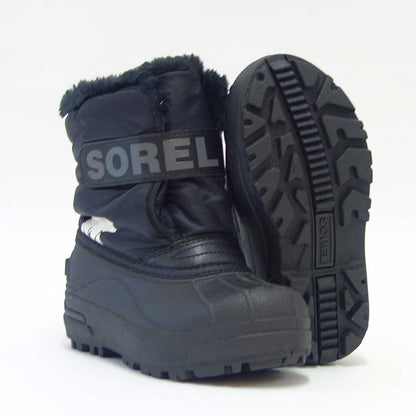 ソレル SOREL NC 1960（キッズ） チルドレンスノーコマンダー：ブラック (010)  「靴」