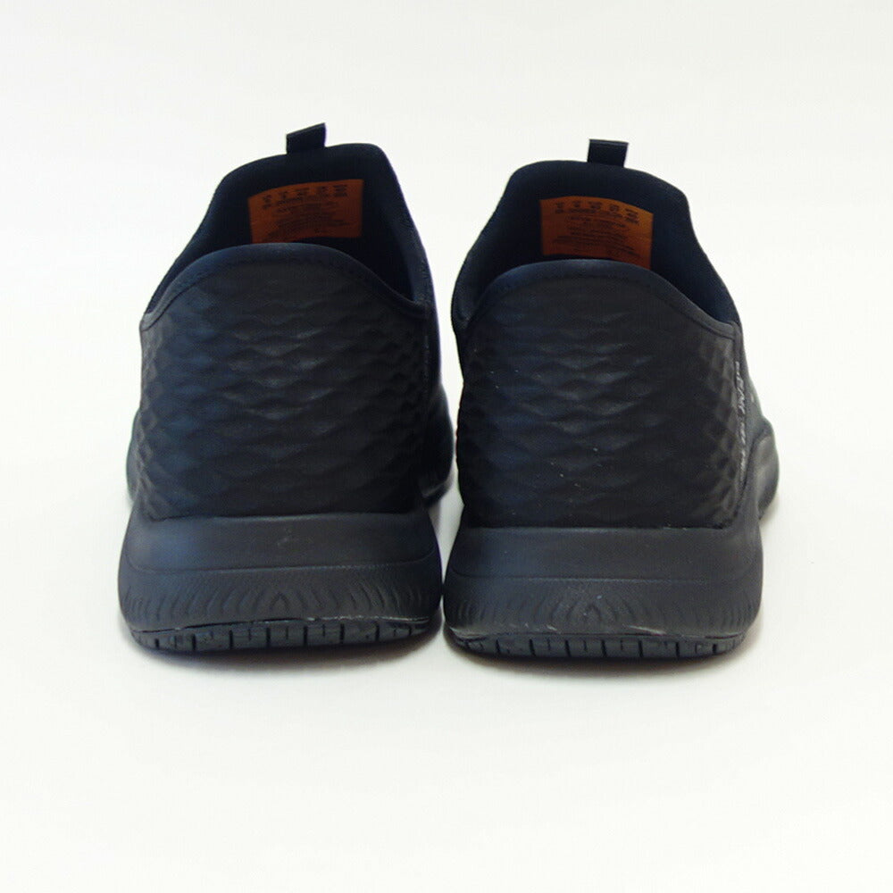 スケッチャーズSKECHERSSUMMITSSRコルシン200205WBBKブラック（メンズ）ワークメッシュ人工繊維ワイドフィット(4E)スニーカーハンズフリー「靴」