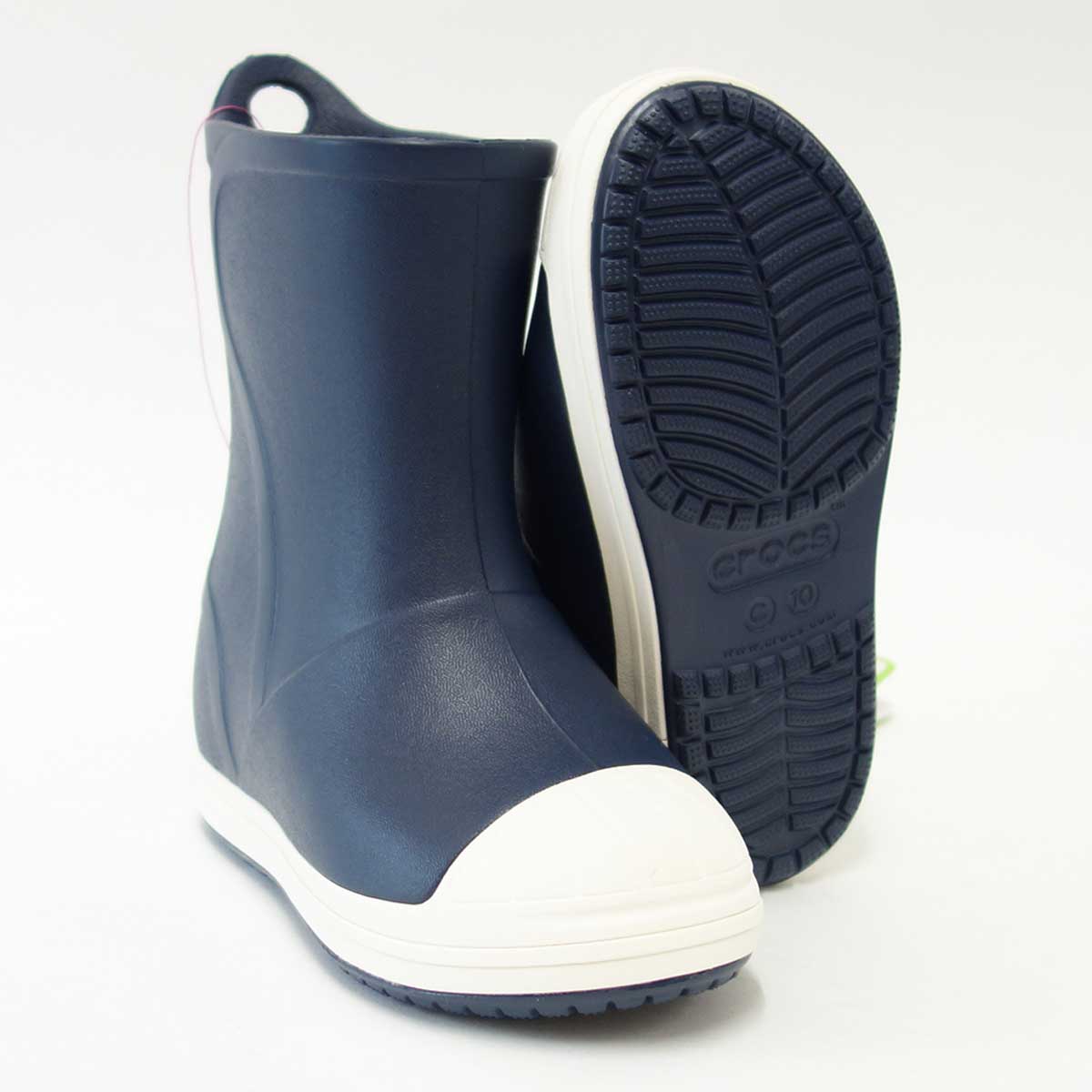 crocs クロックス crocs bump it boot kids  クロックス バンプ イット ブーツ キッズ 203515 ネイビー（キッズ） 軽量・快適クッションのレインブーツ 「靴」