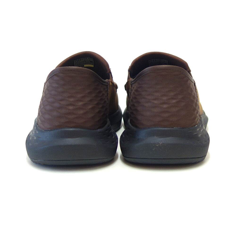 スケッチャーズSKECHERSPARSONOSWIN204866WWCDBダークブラウン（メンズ）エクストラワイド(6E)レザーオイルヌバックスリッポンハンズフリー「靴」